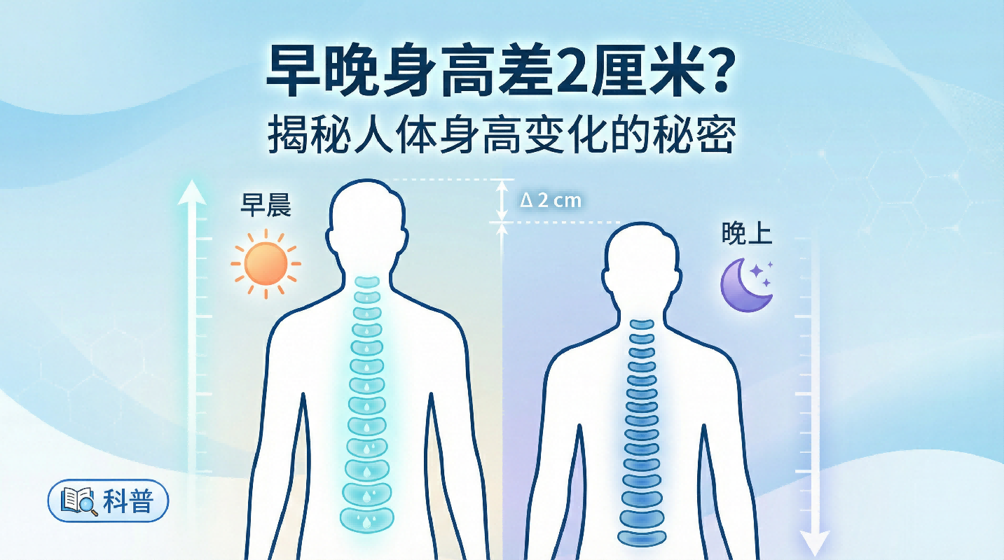 为什么早晚测量身高会不同？如何科学测量身高？