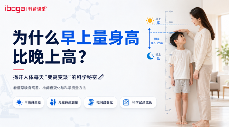 为什么早上量身高比晚上高？ 揭开人体每天“变高变矮”的科学秘密📏
